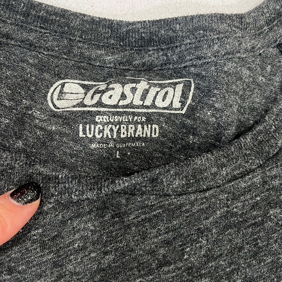 LUCKY BRAND Castrol World Cup Rally 1970 vintage-look T-shirt - Picture 2 of 6